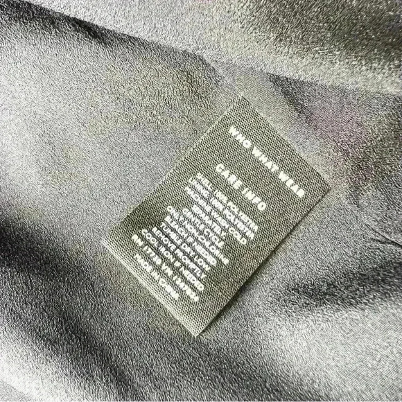 Who What Where Ruffle High Neck Black and White Polka Dot Midi Dress Size Small - Picture 12 of 12